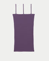 BASERANGE ribbed cotton camisole from the TONI and TOTV collections. Made in Portugal. BAS-TTNI-CR-AU25-VENET PURPLE (TONI TTNI)